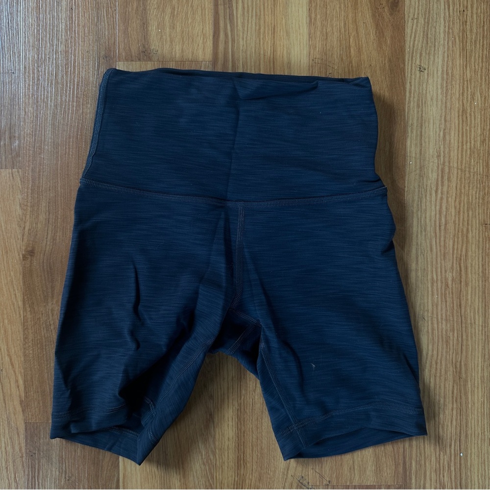 Wunder Train High-Rise Short 6" Heather Dark Grey